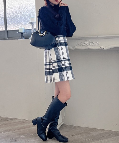 MIIA（ミーア）の「ボリュームスリーブニット（ニット/セーター・レディース・ブラック/オフホワイト/グレー系その他2/ホワイト系その他/ピンク・FREE）」の21枚目の写真