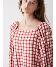 k*こ様 gelato pique チェック柄ノースリーブワンピース gelato pique｜チェックジャガードワンピース | Rakuten Fashion