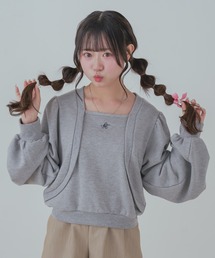 shrita（シュリータ）の「【shrita】ボレロドッキングスウェット（スウェット・キッズ）」
