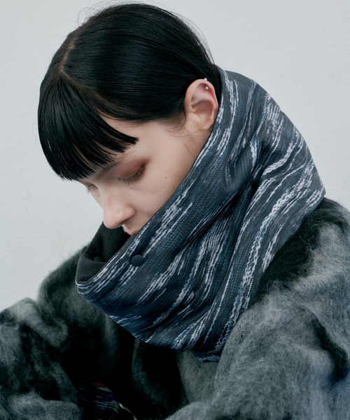 AIVER（アイバー）の「AIVER　ニット転写リバーシブルネックウォーマー（ネックウォーマー/スヌード・メンズ・ブラック/グレー/その他・FREE）」の19枚目の写真