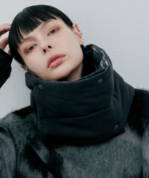 AIVER（アイバー）の「AIVER　ニット転写リバーシブルネックウォーマー（ネックウォーマー/スヌード・メンズ・ブラック/グレー/その他・FREE）」の22枚目の写真