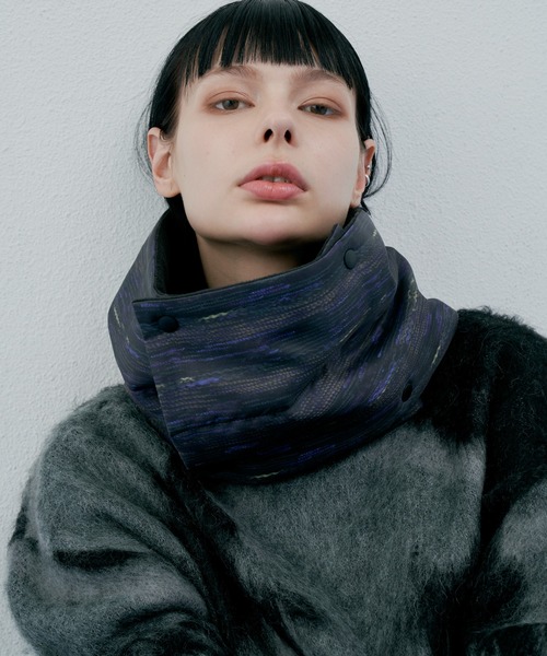 AIVER（アイバー）の「AIVER　ニット転写リバーシブルネックウォーマー（ネックウォーマー/スヌード・メンズ・ブラック/グレー/その他・FREE）」の16枚目の写真