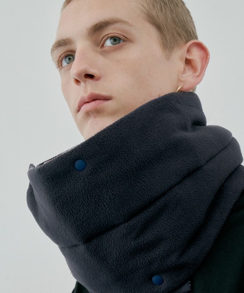 AIVER（アイバー）の「AIVER　ニット転写リバーシブルネックウォーマー（ネックウォーマー/スヌード・メンズ・ブラック/グレー/その他・FREE）」の13枚目の写真