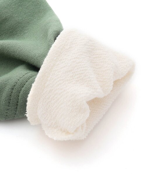 BREEZE(ブリーズ)の「【WEB限定】袖切替トレーナー(スウェット・キッズ・カーキ/ブラック/ブラウン/ネイビー・100/90/140/110/80/130/120)」の14枚目の写真