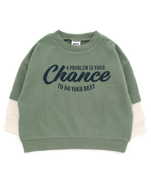 BREEZE(ブリーズ)の「【WEB限定】袖切替トレーナー(スウェット・キッズ・カーキ/ブラック/ブラウン/ネイビー・100/90/140/110/80/130/120)」の19枚目の写真