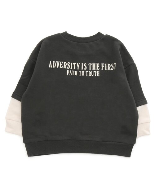 BREEZE(ブリーズ)の「【WEB限定】袖切替トレーナー(スウェット・キッズ・カーキ/ブラック/ブラウン/ネイビー・100/90/140/110/80/130/120)」の21枚目の写真