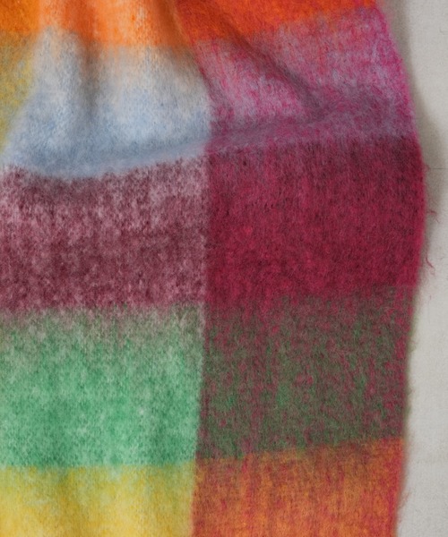BIRTHDAY BAR（バースデイバー）の「カラーブロックストール（ストール/ショール・レディース・グリーン/ブルー・フリー）」の7枚目の写真