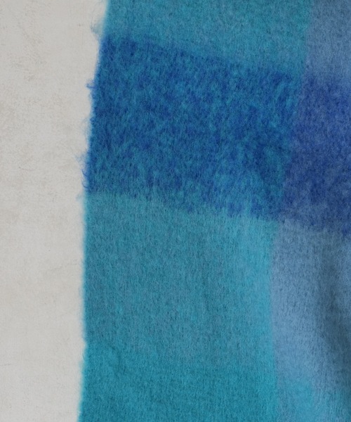 BIRTHDAY BAR（バースデイバー）の「カラーブロックストール（ストール/ショール・レディース・グリーン/ブルー・フリー）」の13枚目の写真