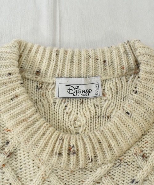 ITALY製 DISNEY ミッキー フィッシャーマン ニット M ITALY製 DISNEY ミッキー フィッシャーマン ニット M