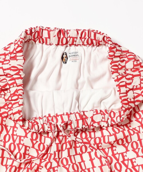 Ray BEAMS（レイビームス）の「PENNEY'S × Ray BEAMS / 別注 パジャマ パンツ（その他パンツ・レディース・グレー/レッド・ONE SIZE）」の4枚目の写真