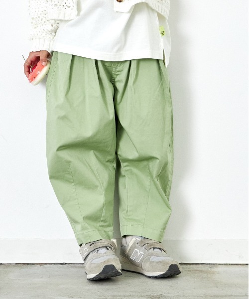 MAKE YOUR DAY（メイクユアデイ）の「バルーンパンツ■80～140cm（その他パンツ・キッズ・ブルー/アイボリー/オリーブ/ベージュ・120/80/90/130/140/110/100）」の10枚目の写真