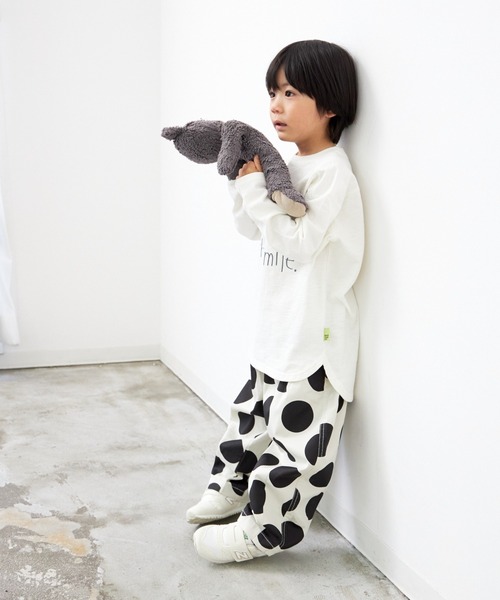 MAKE YOUR DAY（メイクユアデイ）の「バルーンパンツ■80～140cm（その他パンツ・キッズ・ブルー/アイボリー/オリーブ/ベージュ・120/80/90/130/140/110/100）」の8枚目の写真