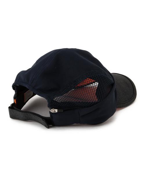 EN ROUTE（アンルート）の「MANIERA EX RUNNING CAP●（キャップ・メンズ・ブラック/ネイビー・フリー）」の4枚目の写真