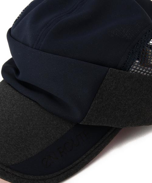 EN ROUTE（アンルート）の「MANIERA EX RUNNING CAP●（キャップ・メンズ・ブラック/ネイビー・フリー）」の5枚目の写真
