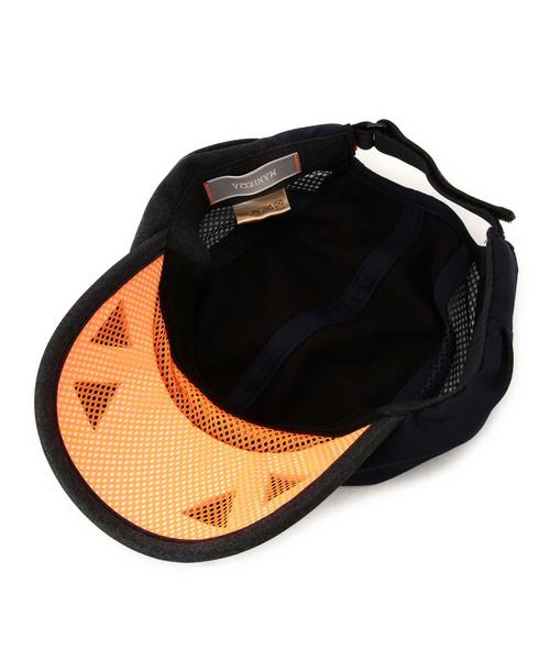 EN ROUTE（アンルート）の「MANIERA EX RUNNING CAP●（キャップ・メンズ・ブラック/ネイビー・フリー）」の7枚目の写真