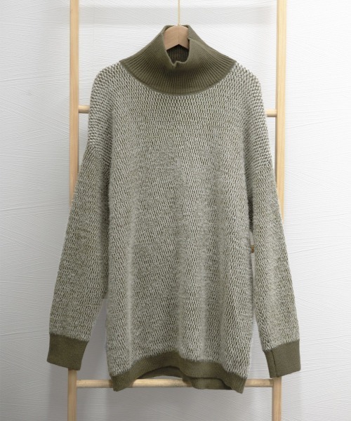 Miniministore(ミニミニストア)の「タートルネック ニットトップスレディース(ニット/セーター・レディース・カーキ/ブラック/レッド・フリー)」の10枚目の写真