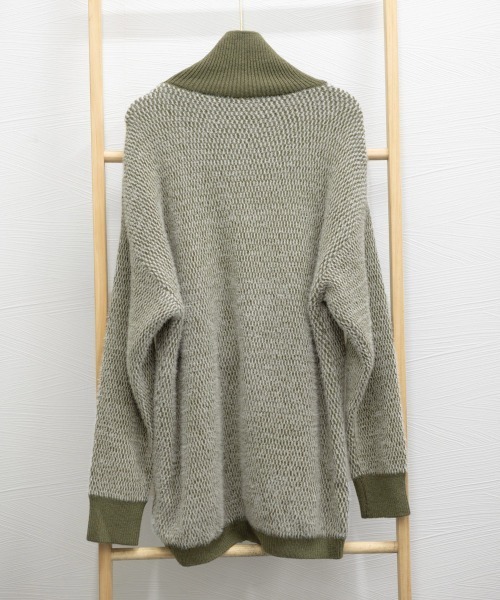 Miniministore(ミニミニストア)の「タートルネック ニットトップスレディース(ニット/セーター・レディース・カーキ/ブラック/レッド・フリー)」の20枚目の写真