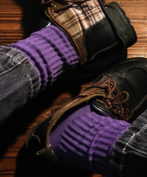 Fun & Daily(ファンアンドデイリー)の「F&D : アメリカンレトロカラーソックス(ソックス/靴下・メンズ・ピンク/グリーン系その他2/グリーン系その他3/ブラック/チャコールグレー/パープル/グリーン系その他/ホワイト/レッド・FREE)」の7枚目の写真