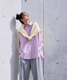 NANO universe | バックタックオーバーシャツ(シャツ/ブラウス)