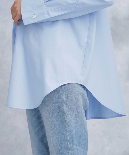 NANO universe(ナノユニバース)の「バックタックオーバーシャツ(シャツ/ブラウス・レディース・ホワイト/サックスブルー/その他1・S/M)」の16枚目の写真