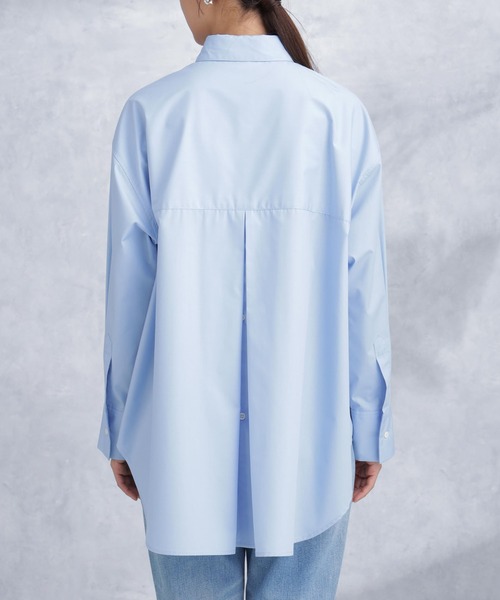 NANO universe(ナノユニバース)の「バックタックオーバーシャツ(シャツ/ブラウス・レディース・ホワイト/サックスブルー/その他1・S/M)」の12枚目の写真