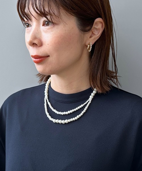 LEPSIM(レプシィム)の「【入卒式/セレモニー】パールネックレス 993073(ネックレス・レディース・ホワイト系その他2/ホワイト系その他/ホワイト・ONE SIZE)」の4枚目の写真