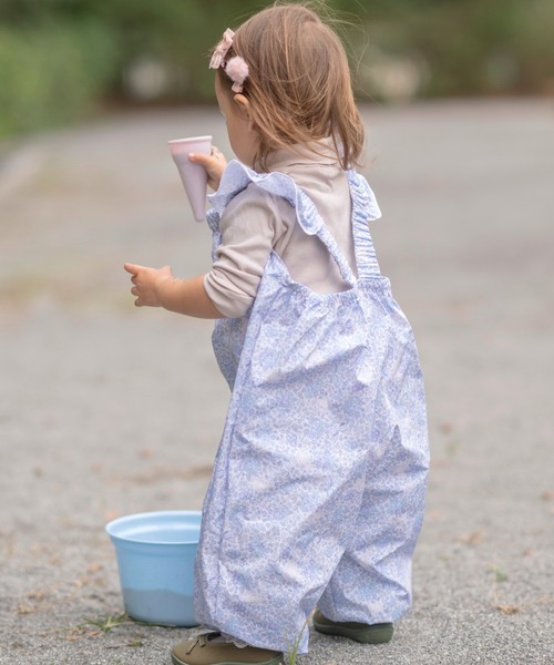 Catherine Cottage（キャサリンコテージ）の「撥水 お砂場プレイウェア（ロンパース・キッズ・ブルー/ピンク/ベージュ・FREE）」の6枚目の写真