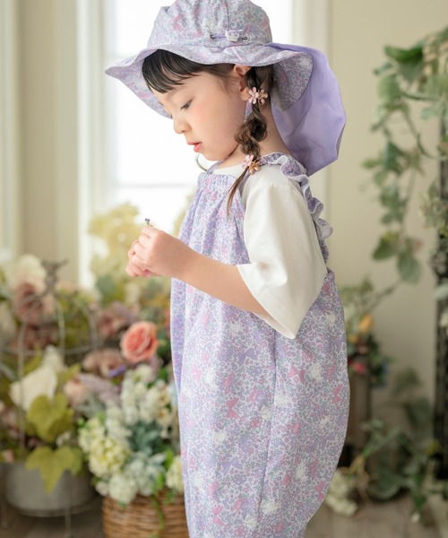 【美品】キャサリン　フード付きロンパース　80-90cm セール】撥水 お砂場プレイウェア（ロンパース）｜Catherine Cottage