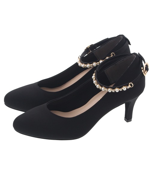 JELLY BEANS(ジェリービーンズ)の「3WAYストラップヒールパンプス(215-30117)JELLY BEANS(ジェリービーンズ)(パンプス・レディース・ブラック系1/ベージュ/グレー系1・22.5/24/23.5/23/24.5)」の15枚目の写真