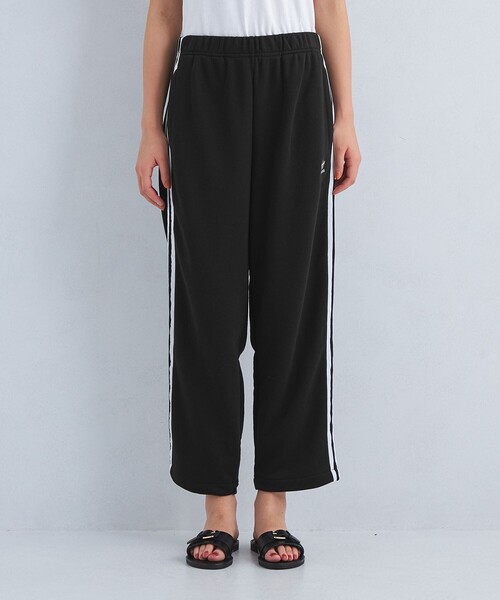 adidasOriginals 3ストライプワイドレッグジョガーパンツ 送関込 adidas パンツ adidas/アディダス トラックパンツ/ジョガー