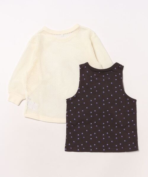 CALMIA（カルミア）の「レイヤードメッシュトップス（100～150cm）（Tシャツ/カットソー・キッズ・ブラック/ブルー/オフホワイト・100/110/120/130/140/150）」の16枚目の写真