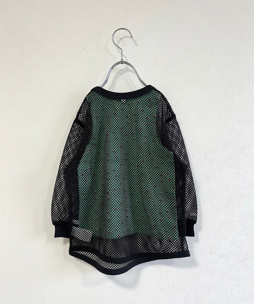 CALMIA（カルミア）の「レイヤードメッシュトップス（100～150cm）（Tシャツ/カットソー・キッズ・ブラック/ブルー/オフホワイト・100/110/120/130/140/150）」の10枚目の写真