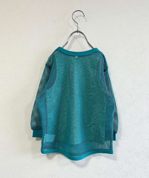 CALMIA（カルミア）の「レイヤードメッシュトップス（100～150cm）（Tシャツ/カットソー・キッズ・ブラック/ブルー/オフホワイト・100/110/120/130/140/150）」の13枚目の写真