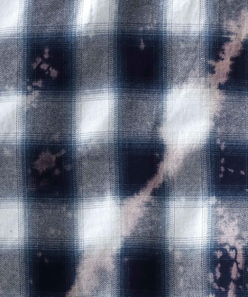 kmrii 裾 ブリーチ ブルー チェック シャツ バックサーペントクロス サイズ２  BAGUTTA(バグッタ) チェックシャツ04519 04519 ブルー×レッド サイズ L