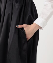 GANNI ノースリーブ サテンマキシドレス GANNI ノースリーブ サテンマキシドレス | ブラック | FARFETCH JP