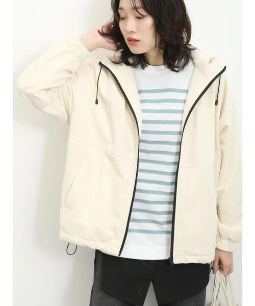 Samansa Mos2 blue（サマンサモスモスブルー）の「ボーダーニットプル