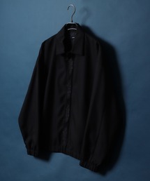ANPAS（アンパス）の「Flontfly Short Zip Jacket/比翼仕立て ショート丈 ジップ ジャケット ブルゾン 刺繍入り（ブルゾン）」