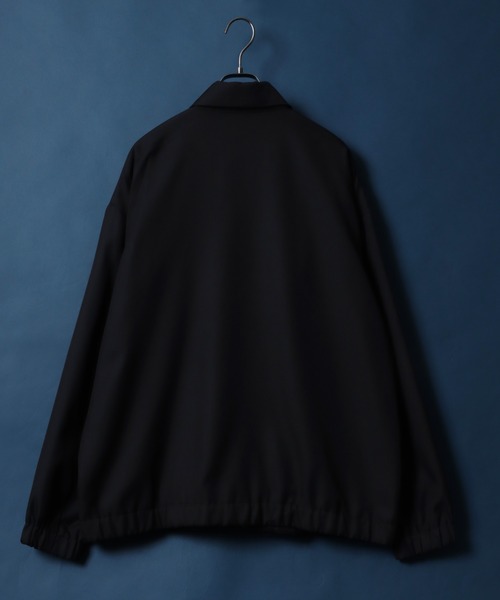 ANPAS(アンパス)の「Flontfly Short Zip Jacket/比翼仕立て ショート丈 ジップ ジャケット ブルゾン 刺繍入り(ブルゾン・メンズ・ブラック/グレイッシュベージュ/チャコール・M/L)」の22枚目の写真