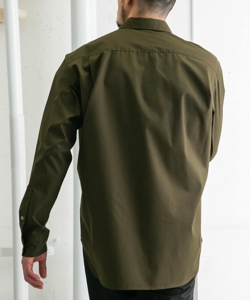 URBAN RESEARCH ROSSO MEN（アーバンリサーチロッソメン）の「『XLサイズあり』『防シワ』『防臭』ハイパフォーマンスブロードレギュラーシャツ（シャツ/ブラウス・メンズ・ストライプ/チェック/ネイビー/ホワイト/カーキ/ライトブルー・SMALL/MEDIUM/LARGE/X-LARGE）」の11枚目の写真