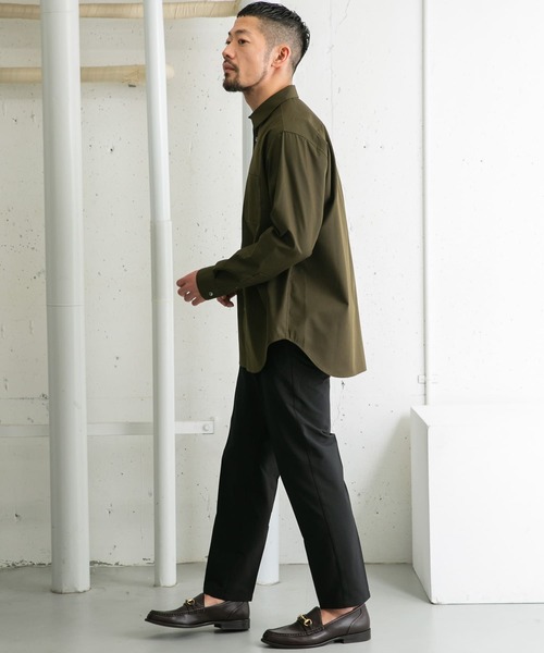 URBAN RESEARCH ROSSO MEN（アーバンリサーチロッソメン）の「『XLサイズあり』『防シワ』『防臭』ハイパフォーマンスブロードレギュラーシャツ（シャツ/ブラウス・メンズ・ストライプ/チェック/ネイビー/ホワイト/カーキ/ライトブルー・SMALL/MEDIUM/LARGE/X-LARGE）」の17枚目の写真