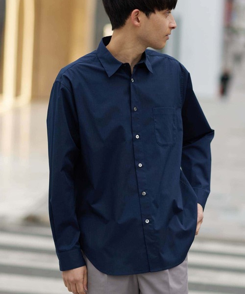 URBAN RESEARCH ROSSO MEN（アーバンリサーチロッソメン）の「『XLサイズあり』『防シワ』『防臭』ハイパフォーマンスブロードレギュラーシャツ（シャツ/ブラウス・メンズ・ストライプ/チェック/ネイビー/ホワイト/カーキ/ライトブルー・SMALL/MEDIUM/LARGE/X-LARGE）」の19枚目の写真