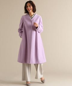 23区 MANTECOリバーロングコート　ゆったり　紫　完売　雑誌掲載　40 23区 MANTECOリバーロングコート ゆったり 紫 完売 雑誌掲載 40