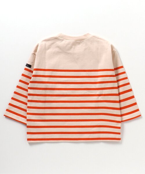 apres les cours（アプレレクール）の「【リンク】パネルボーダーTシャツ（Tシャツ/カットソー・キッズ・ブルー/オレンジ/イエロー・140/130/80/100/110/120/90）」の13枚目の写真