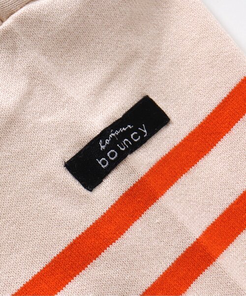 apres les cours（アプレレクール）の「【リンク】パネルボーダーTシャツ（Tシャツ/カットソー・キッズ・ブルー/オレンジ/イエロー・140/130/80/100/110/120/90）」の17枚目の写真