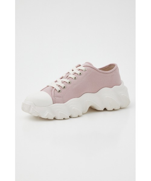 RODEO CROWNS WIDE BOWL（ロデオクラウンズワイドボウル）の「VOLUME SOLE SNEAKER（スニーカー・レディース・ブラック/ライトピンク/オフホワイト・23.5cm/24.5cm）」の16枚目の写真