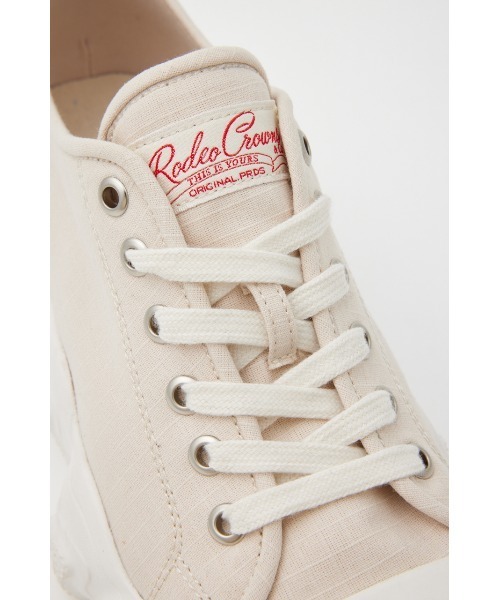 RODEO CROWNS WIDE BOWL（ロデオクラウンズワイドボウル）の「VOLUME SOLE SNEAKER（スニーカー・レディース・ブラック/ライトピンク/オフホワイト・23.5cm/24.5cm）」の18枚目の写真