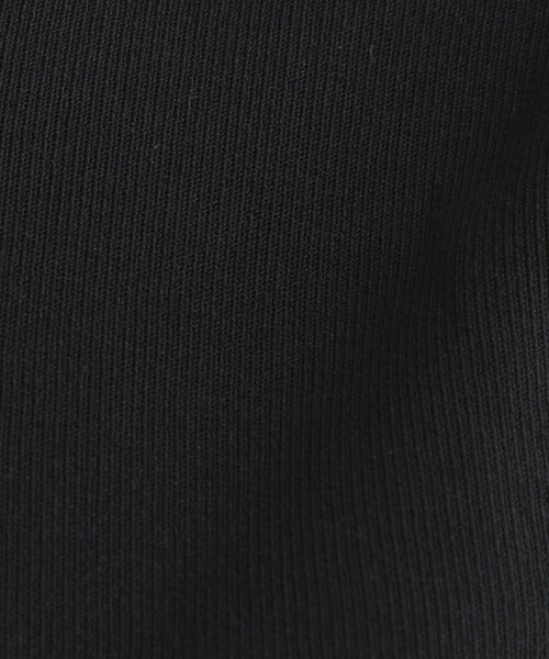 green label relaxing（グリーンレーベルリラクシング）の「TINY タイニー ニット Tシャツ -ウォッシャブル・接触冷感-（ニット/セーター・レディース・ブラック/オリーブ/オフホワイト・FREE）」の4枚目の写真