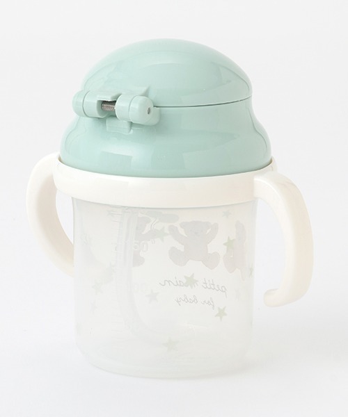 petit main（プティマイン）の「ストローマグ（マグ/哺乳瓶/お食事グッズ・キッズ・クリーム/ライトグリーン/ライトピンク・FREE）」の7枚目の写真
