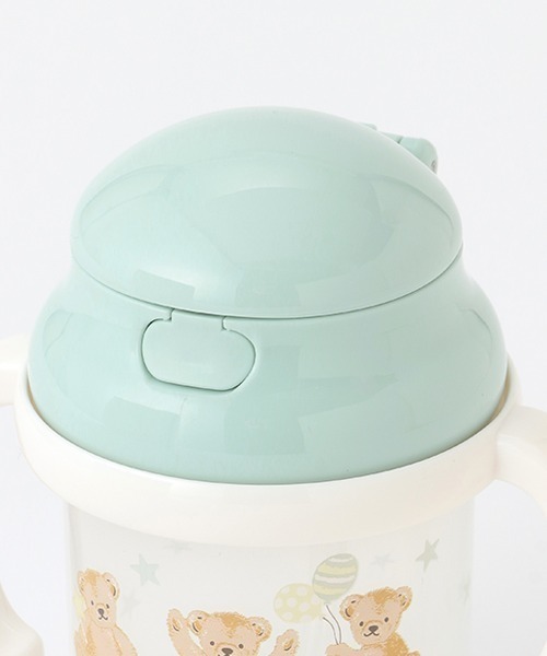 petit main（プティマイン）の「ストローマグ（マグ/哺乳瓶/お食事グッズ・キッズ・クリーム/ライトグリーン/ライトピンク・FREE）」の6枚目の写真