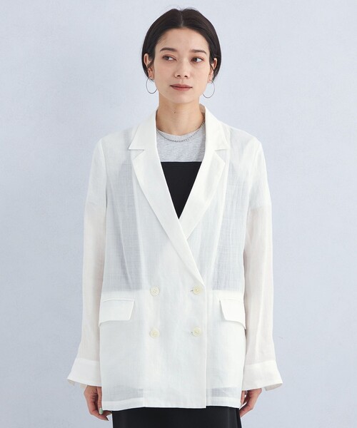 green label relaxing シアー ラミーシャツジャケット green label relaxing（グリーンレーベルリラクシング）の